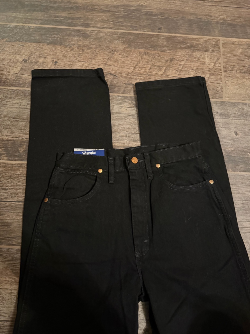 Wrangler Women’s Straight Leg Jeans — Black - Picture 5 of 6
